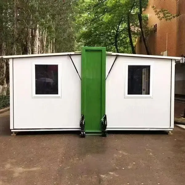 20ft 700 चौड़ाई तह करने योग्य कंटेनर हाउस